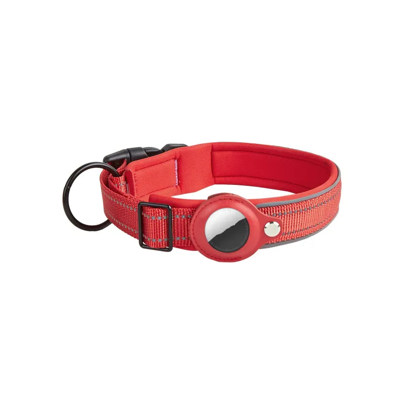 Maison Poméra – Collier Porte-AirTag Chien – Localisation GPS