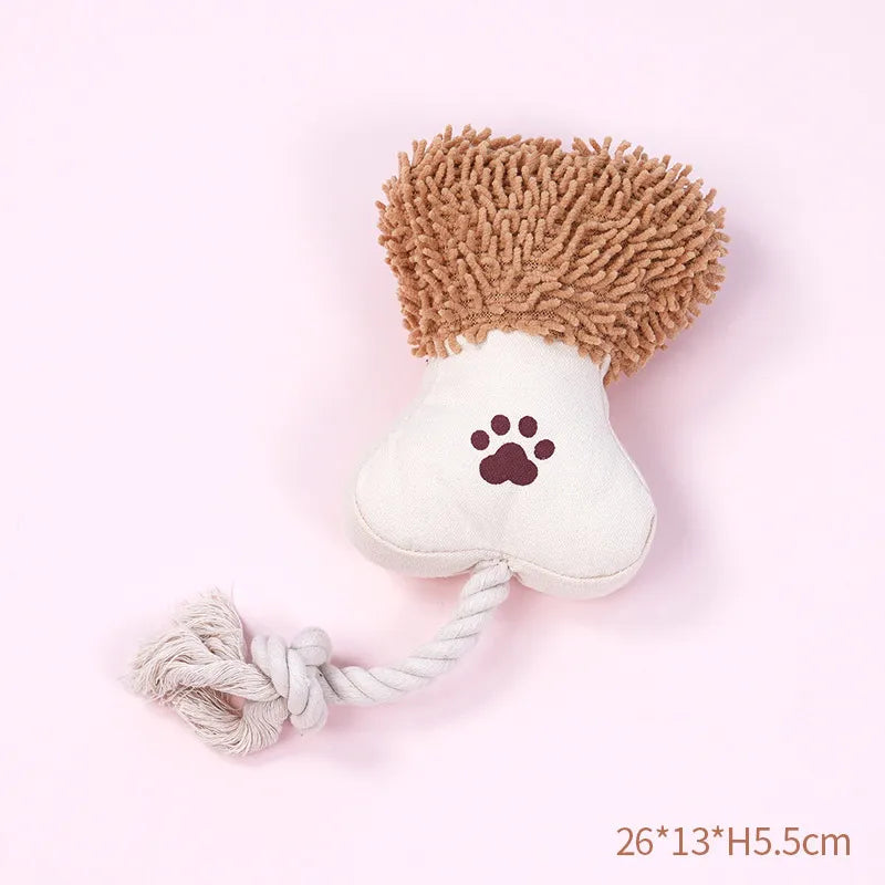 Jouet dentaire en corde de coton pour chien Maison Poméra — vue alternative