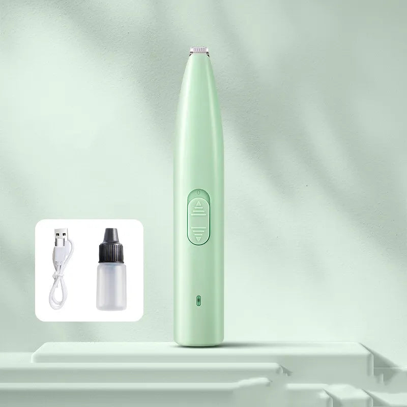 Tondeuse électrique pour chien Maison Poméra — détail de la tête de coupe