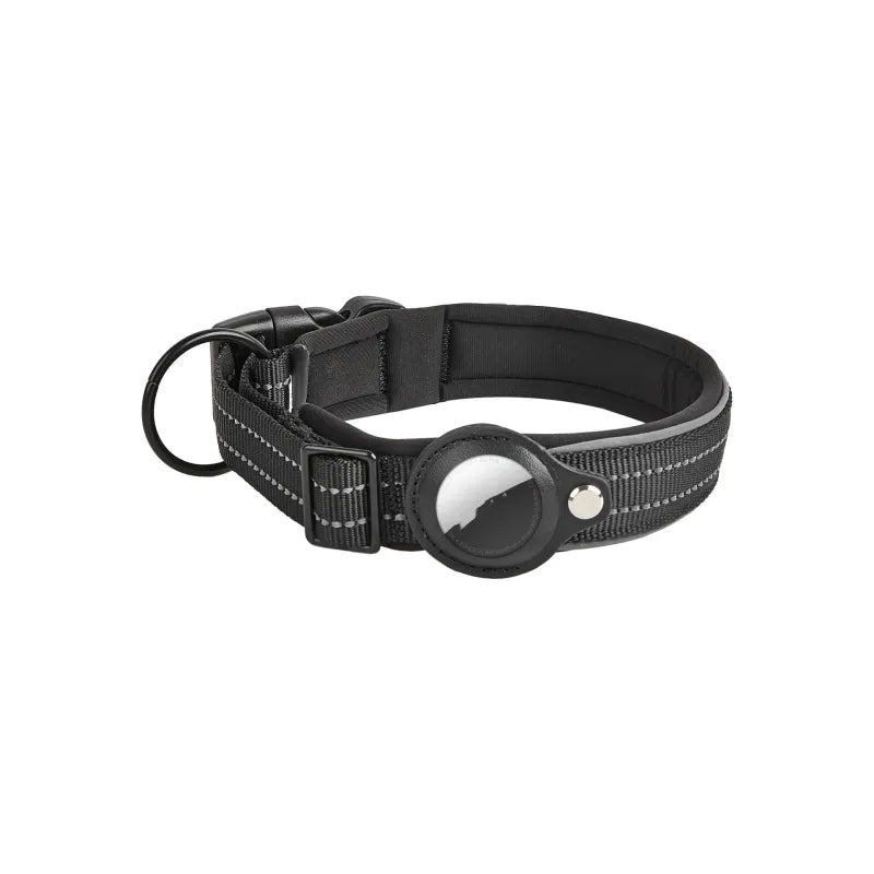 Maison Poméra – Collier Porte-AirTag Chien – Localisation GPS
