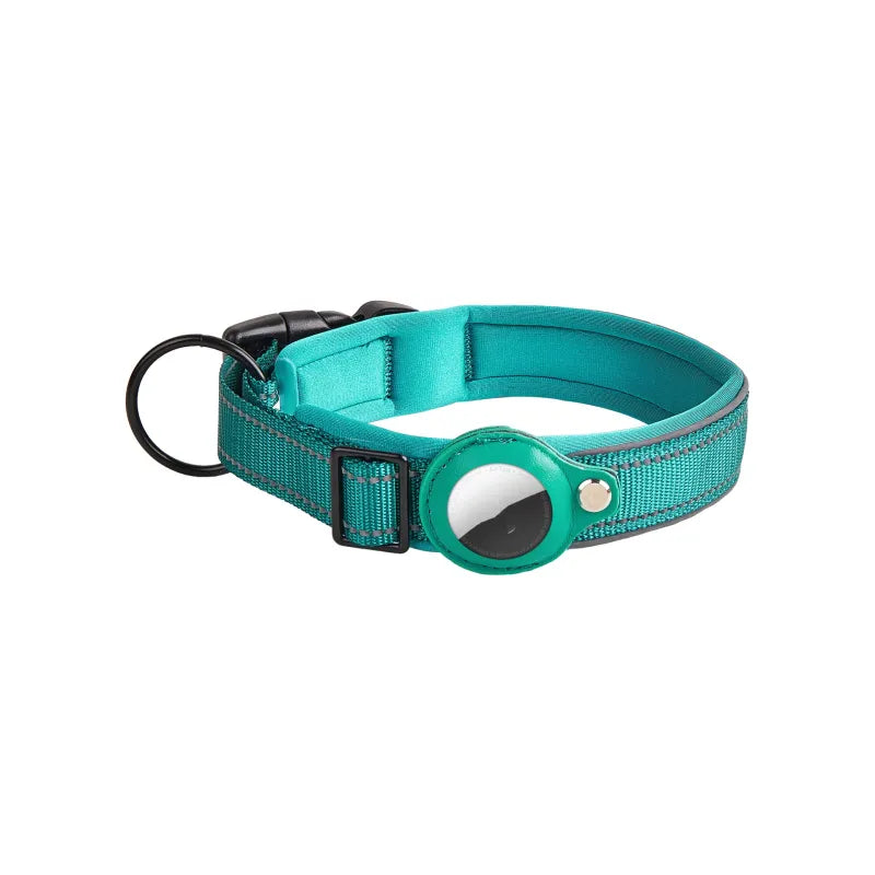 Maison Poméra – Collier Porte-AirTag Chien – Localisation GPS