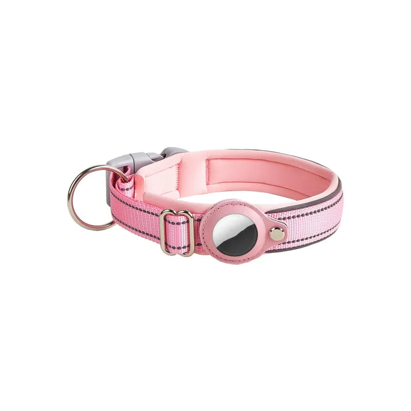 Maison Poméra – Collier Porte-AirTag Chien – Localisation GPS