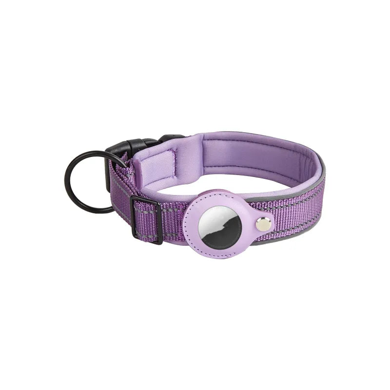 Maison Poméra – Collier Porte-AirTag Chien – Localisation GPS